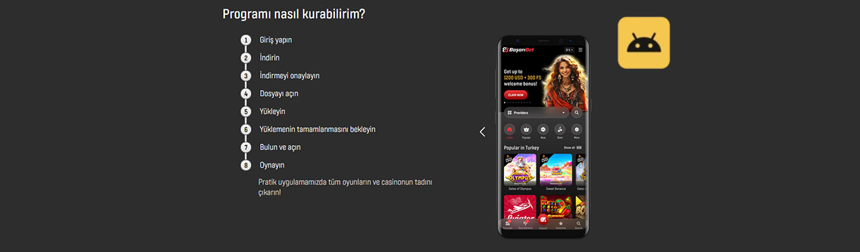 Android Indir casino Türkiye. 